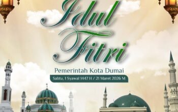 Satu Syawal 1447 H Jatuh pada Sabtu: Wali Kota Dumai Ajak Warga Rayakan Kemenangan dalam Bingkai Persaudaraan