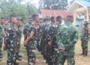 Haris Nur Priatno diwakili Pasiter Kapten Inf. Erli kerahkan Satgas TMMD