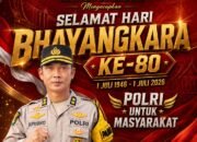 Hari Bhayangkara ke-80, AKBP Supriyanto: Jadikan Pengabdian kepada Masyarakat sebagai Kebanggaan dan Tanggung Jawab Bersama