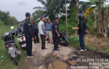 Ibrahim Didampingi YLBH CCI Dumai Siap Gugat Penggarap Tanah di RT 12 Bukit Batrem