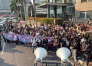 PBRI Demo di Depan Kantor BBC News Indonesia, Desak Pemberitaan Karhutla Akurat, Berimbang, dan Menghargai Petugas di Lapangan