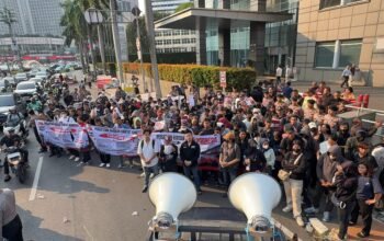 PBRI Demo di Depan Kantor BBC News Indonesia, Desak Pemberitaan Karhutla Akurat, Berimbang, dan Menghargai Petugas di Lapangan