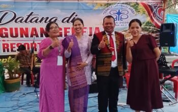 Peletakan Batu pertama dan Ibadah Minggu Pesta Pembangunan HKBP Batu Bintang Ressort Jaya Mukti
