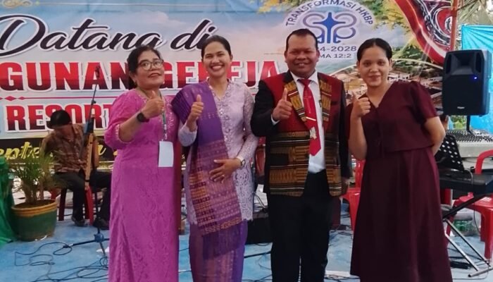 Peletakan Batu pertama dan Ibadah Minggu Pesta Pembangunan HKBP Batu Bintang Ressort Jaya Mukti